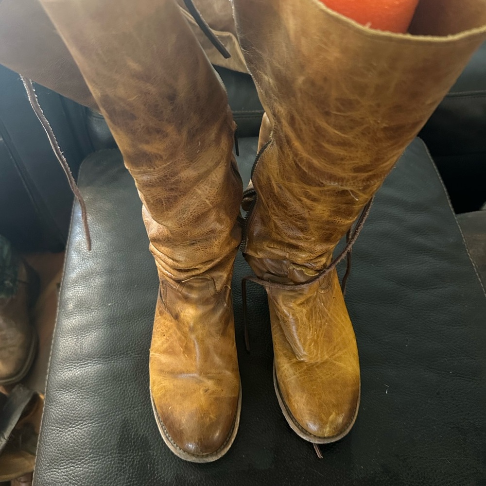 Women's Brown Leather Boots